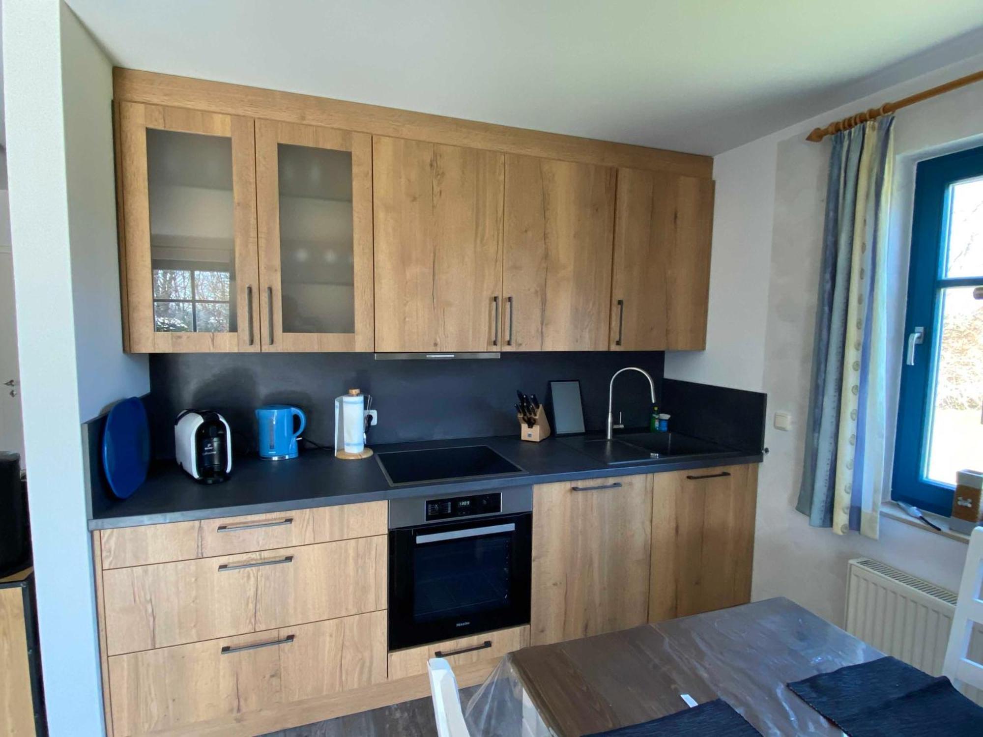 Reetdachhaus Eibe 2, Kaminofen, Sauna, 8 Personen, W-Lan Puddemin Exterior foto